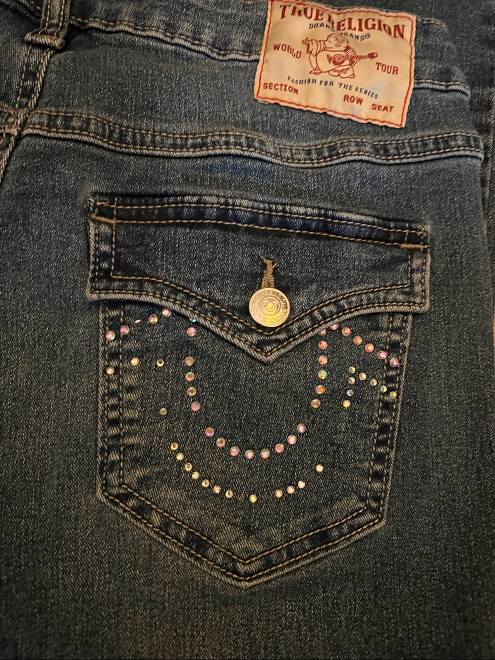 True Religion Women’s Becca Mid-Rise Bootcut 29 32 - Picture 3 of 6